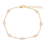 Load image into Gallery viewer, Solid Gold Diamond Bracelet