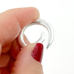 Load image into Gallery viewer, Shop White Sterling Silver Round Clasp