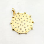Load image into Gallery viewer, Diamond Sterling Silver Octagon Pendant
