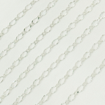 Load image into Gallery viewer, Silver Long and Short Links Chain