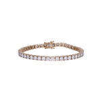 Load image into Gallery viewer, BTR65035. 14K Solid Gold Diamond Tennis Bracelet