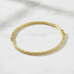 Load image into Gallery viewer, Bangle2. 14K Solid Gold Bangle Diamond Cut