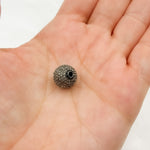 Load image into Gallery viewer, DC568. Diamond & Sterling Silver Round Bead