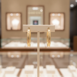Load image into Gallery viewer, 15850025517. 14K Solid Gold Smooth and Textured Oval Hollow Hoop Earrings