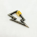 Load image into Gallery viewer, DC726. Sterling Silver Ray Screw Clasp
