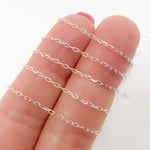 Load image into Gallery viewer, Shop Now Silver Diamond Cut Paperclip Link Chains