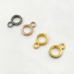 Load image into Gallery viewer, DC500. Diamond Sterling Silver Round Bail