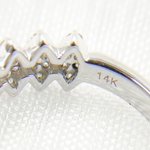 Load image into Gallery viewer, 14K Solid Gold Diamond Band Ring.