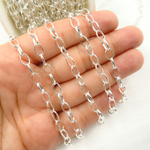 Load image into Gallery viewer, Silver Smooth Oval Link Chain