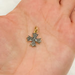 Load image into Gallery viewer, DC304. Diamond Sterling Silver Cross Charm