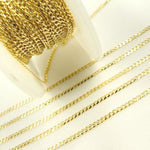 Load image into Gallery viewer, 14K Solid Gold Flat Cuban Links Chain.