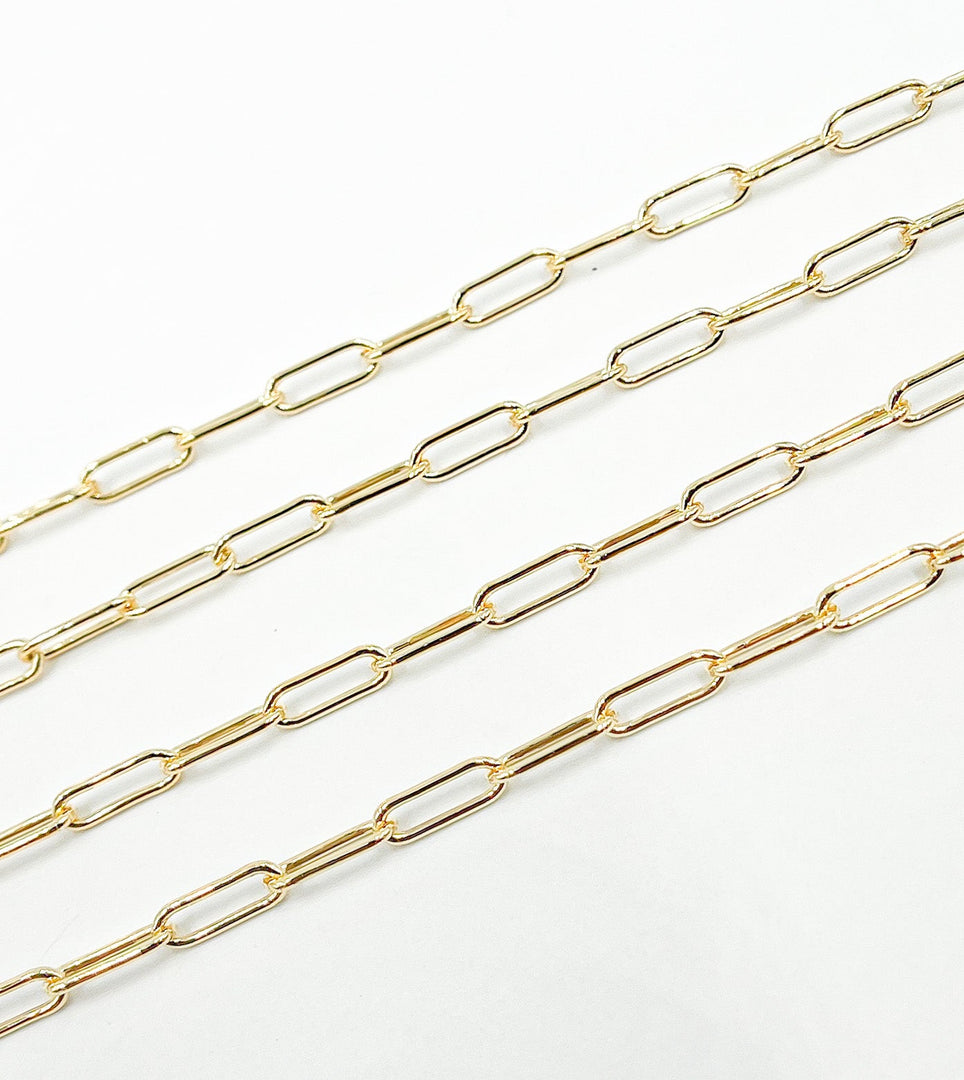 14K Gold Filled Paperclip Chain. 2903GF