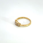 Load image into Gallery viewer, 14k Solid Yellow Gold Diamond Ring.