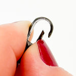 Load image into Gallery viewer, Black Rhodium Sterling Silver Swivel Clasp