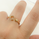 Load image into Gallery viewer, 14K Solid Gold Diamond Ring.