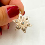 Load image into Gallery viewer, DSP072. Gemstone & Sterling Silver Star Pendant