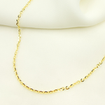 Load image into Gallery viewer, 14K Solid Gold Flat Cable Chain