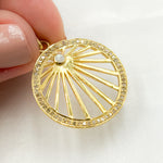Load image into Gallery viewer, shop Silver Round Fancy Pendant with Gemstone