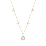 Load image into Gallery viewer, NFE71825PL. 14K Solid Gold Diamond and Gemstone Necklace