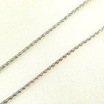 Load image into Gallery viewer, 14K Solid White Gold Wheat Chain