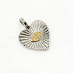 Load image into Gallery viewer, DP817. Diamond Sterling Silver Heart Pendant