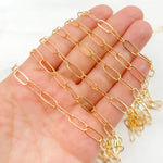 Load image into Gallery viewer, Buy Online 14K Gold Filled Flat Paperclip Link Chain