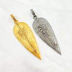 Load image into Gallery viewer, DP130. Diamond Sterling Silver Arrow Pendant