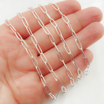 Load image into Gallery viewer, 925 Sterling Silver Smooth Paperclip Chains