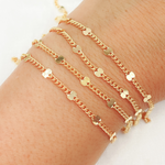 Load image into Gallery viewer, V210GF. 14k Gold Filled Curb & Mirror Marina Link