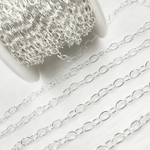Load image into Gallery viewer, 925 Sterling Silver Smooth Oval Link Chain