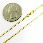 Load image into Gallery viewer, 14K Solid Gold Curb Chain