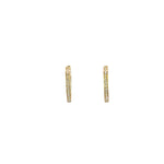 Load image into Gallery viewer, HP401932Y. 14K Solid Gold Rectangle Hoops