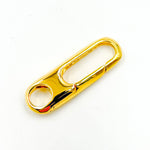 Load image into Gallery viewer, Gold Plated Sterling Oval Clasp