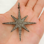 Load image into Gallery viewer, DP114. Diamond & Sterling Silver Star Pendant
