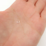 Load image into Gallery viewer, Gauge White Sterling Silver Open Jump Ring