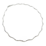 Load image into Gallery viewer, Sterling Silver Snake Omega Necklace