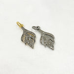 Load image into Gallery viewer, DC870. Diamond & Sterling Silver Leaf Pendant