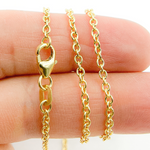 Load image into Gallery viewer, 14K Solid Gold Cable Chain