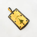 Load image into Gallery viewer, DP312. Diamond Sterling Silver Rectangle Cross Pendant with Gemstone
