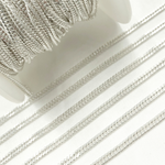 Load image into Gallery viewer, Y67SS. Sterling Silver Solid Double Curb Chain