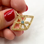 Load image into Gallery viewer, Silver Pendant with Gemstone