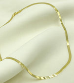 Load image into Gallery viewer, 14K Solid Gold Herringbone Chain