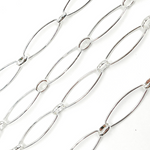 Load image into Gallery viewer, V159SS. Sterling Silver Long & Short Oval Link