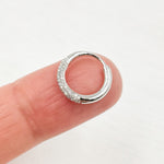 Load image into Gallery viewer, Shop Now 14K Solid Gold Diamond Huggies