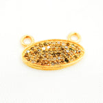 Load image into Gallery viewer, DC927. Diamond Sterling Silver Oval Pendant