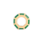 Load image into Gallery viewer, 14K Solid Gold Baguette Ring