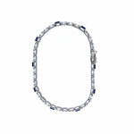Load image into Gallery viewer, BR404097. 14k Solid Gold Diamond and Gemstone Fancy Bracelet