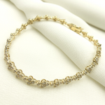 Load image into Gallery viewer, TJ0014. 14k Solid Gold Diamond Bracelet