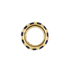 Load image into Gallery viewer, 14K Solid Gold Gemstone Round Ring Slider