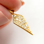Load image into Gallery viewer, DC702. Diamond Sterling Silver Mini Arrow Head Charm